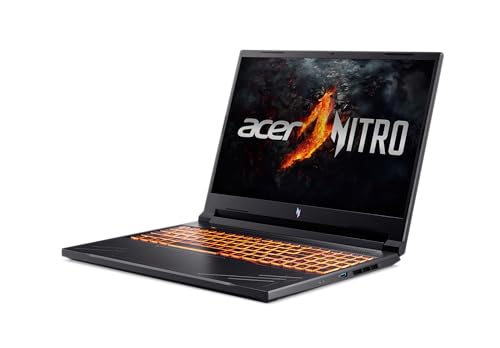 Acer Nitro V Gaming Laptop | AMD Ryzen 7 8845HS Octa-Core AI Capable Processor | NVIDIA GeForce RTX 4060 Laptop GPU | 16" WUXGA IPS 165Hz Display | 16GB DDR5 | 1TB Gen 4 SSD | Wi-Fi 6E | ANV16-41-R5J0