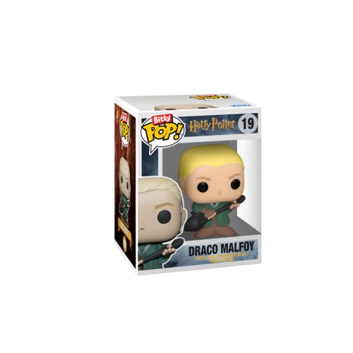 Funko Bitty Pop! Harry Potter Mini Collectible Toys 4-Pack - Lord Voldemort, Draco Malfoy, Bellatrix Lestrange & Mystery Chase Figure (Styles May Vary) - amzGamess