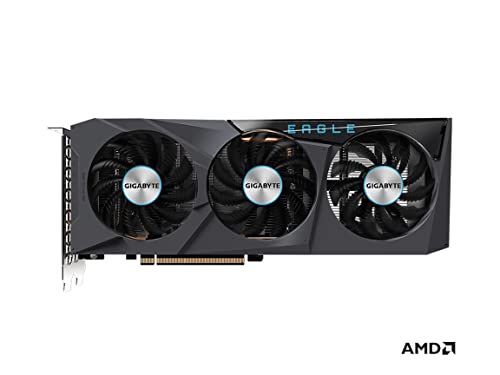 GIGABYTE Radeon RX 6600 Eagle 8G Graphics Card, WINDFORCE 3X Cooling System, 8GB 128-bit GDDR6, GV-R66EAGLE-8GD Video Card - amzGamess