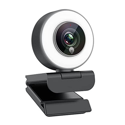 Angetube Streaming 1080P HD Webcam Built in Adjustable Ring Light and Mic. Advanced autofocus AF Web Camera for Google Meet Gamer Facebook YouTube Streamer - amzGamess