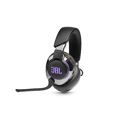 JBL Quantum 810 Auriculares inalámbricos para streaming, conferencias, 30h de duración de la batería y micrófono de haz de luz con enfoque de voz y supresión de eco y ruido, negro - amzGamess