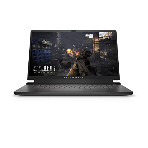 Alienware M17R5 Gaming Laptop - 17.3-inch FHD 480Hz Display, AMD Ryzen 9-6900HX, 32GB DDR5 RAM, 1TB SSD, NVIDIA GeForce RTX 3080 GDDR6, Windows 11 Home, 1 Year Support - Dark Side of the Moon, Black