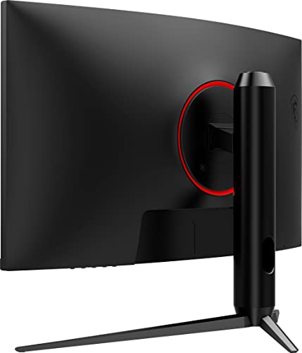 MSI G271CP, 27" Gaming Monitor, 1920 x 1080 (FHD), VA, 165Hz, FreeSync Premium, HDMI, Displayport, Tilt, Swivel, Height Adjustable,Pivot,Black