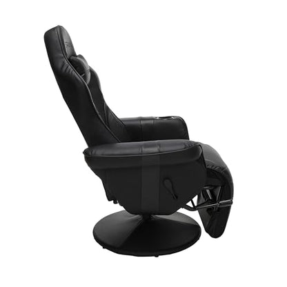 RESPAWN 900 Gaming Recliner - Video Games Console Recliner Chair, Computer Recliner, Adjustable Leg Rest and Recline, Recliner with Cupholder, Reclining Gaming Chair with Footrest - Black