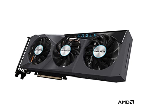 GIGABYTE Radeon RX 6600 Eagle 8G Graphics Card, WINDFORCE 3X Cooling System, 8GB 128-bit GDDR6, GV-R66EAGLE-8GD Video Card - amzGamess