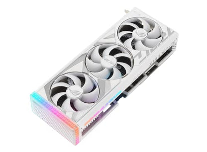 ASUS ROG Strix GeForce RTX™ 4090 White OC Edition Gaming Graphics Card (PCIe 4.0, 24GB GDDR6X, HDMI 2.1a, DisplayPort 1.4a) - amzGamess