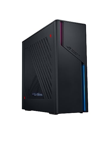 ASUS 2023 ROG G22CH DB776 Gaming Desktop PC, Small Form Factor, Intel Core i7-13700F, NVIDIA GeForce RTX 4070 Dual, 1TB SSD Gen 4, 16GB DDR5 RAM, Windows 11, G22CH-DB776,Gray