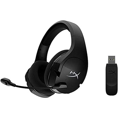 HyperX Cloud Stinger Core – Wireless Lightweight Gaming Headset, DTS Headphone:X spatial audio, Noise Cancelling Microphone, For PC, Black - amzGamess