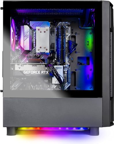 Skytech Shadow Gaming PC, Intel i5 13400F 2.5 GHz (4.6GHz Turbo Boost), NVIDIA RTX 4060 8GB GDDR6X, 1TB SSD, 32GB DDR5 RAM 5200 RGB, 650W Gold PSU, Wi-Fi, Win 11 Home