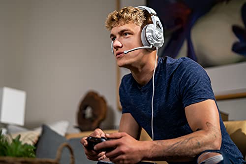 Turtle Beach Recon 500 Multiplatform Gaming Headset for Xbox Series X/ S, Xbox One, PS5, PS4, PlayStation, Nintendo Switch, Mobile, & PC with 3.5mm - 60mm Dual Drivers, Memory Foam - White - amzGamess