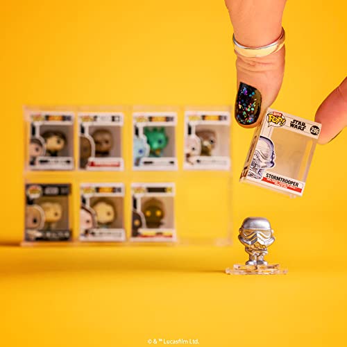 Funko Bitty Pop! Star Wars Mini Collectible Toys 4-Pack - Princess Leia, R2-D2, C-3PO & Mystery Chase Figure (Styles May Vary) - amzGamess