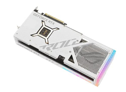 ASUS ROG Strix GeForce RTX™ 4090 White OC Edition Gaming Graphics Card (PCIe 4.0, 24GB GDDR6X, HDMI 2.1a, DisplayPort 1.4a) - amzGamess