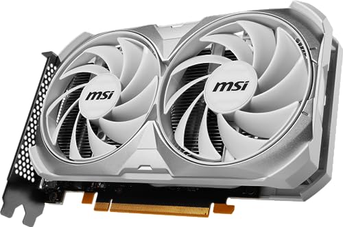 MSI Gaming GeForce RTX 4060 8GB GDRR6 128-Bit HDMI/DP Nvlink TORX Fan 4.0 Ada Lovelace Architecture Graphics Card (RTX 4060 Ventus 2X White 8G OC) - amzGamess