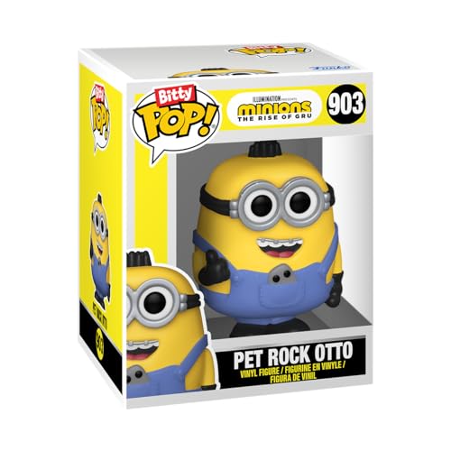 Funko Bitty Pop!: Minions Mini Collectible Toys 4-Pack - Roller Skating Stuart, Pajama Bob, Kung Fu Kevin, & Mystery Chase Figure (Styles May Vary) - amzGamess