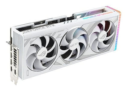 ASUS ROG Strix GeForce RTX™ 4090 White OC Edition Gaming Graphics Card (PCIe 4.0, 24GB GDDR6X, HDMI 2.1a, DisplayPort 1.4a) - amzGamess