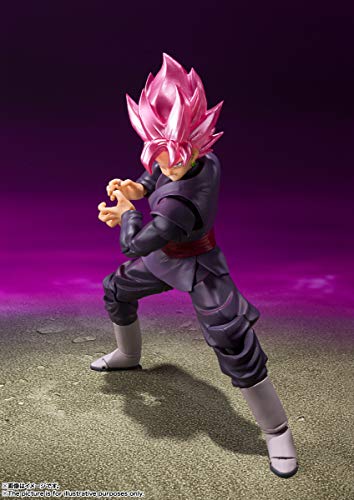 TAMASHII NATIONS - Dragon Ball Super - Goku Black Super Saiyan Rose, Bandai Spirits S.H.Figuarts Action Figure - amzGamess