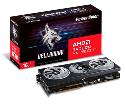 PowerColor Hellhound AMD Radeon RX 7800 XT 16GB GDDR6 Graphics Card - amzGamess