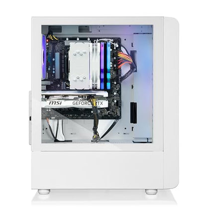 Thermaltake LCGS Quartz i460T R4 Gaming Desktop (Intel Core™ i5-13400F, ToughRam DDR4 3600Mhz 16GB RGB Memory, NVIDIA GeForce® RTX 4060 Ti, 1TB NVMe M.2, Windows 11) S2QT-B66R-46T-LCS