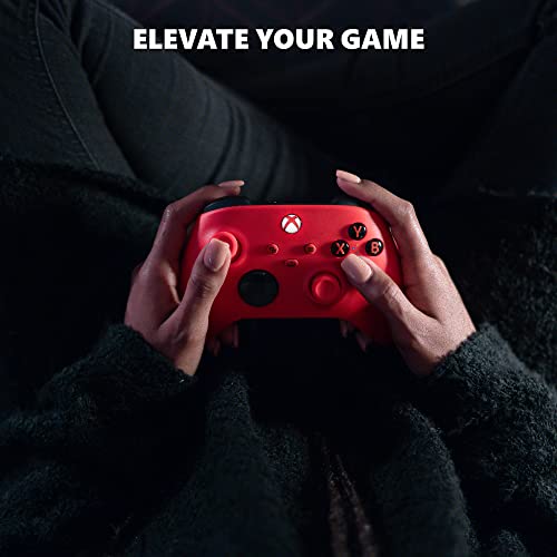 Xbox Core Wireless Gaming Controller – Pulse Red – Xbox Series X|S, Xbox One, Windows PC, Android, and iOS - amzGamess