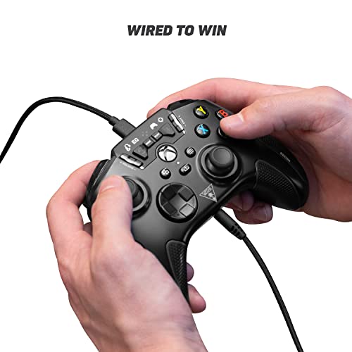 Turtle Beach Recon Controller Wired Game Controller Officially Licensed for Xbox Series X, Xbox Series S, Xbox One & Windows - Audio Enhancements, Remappable Buttons, Superhuman Hearing – Black - amzGamess