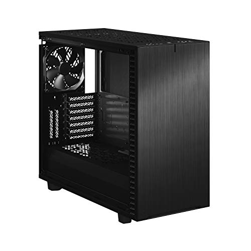 Fractal Design Define 7 Black Solid Brushed Aluminum/Steel E-ATX Silent Modular Mid Tower Computer Case