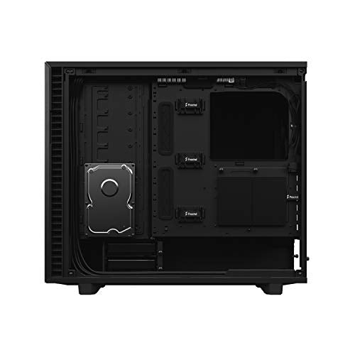 Fractal Design Define 7 Black Solid Brushed Aluminum/Steel E-ATX Silent Modular Mid Tower Computer Case