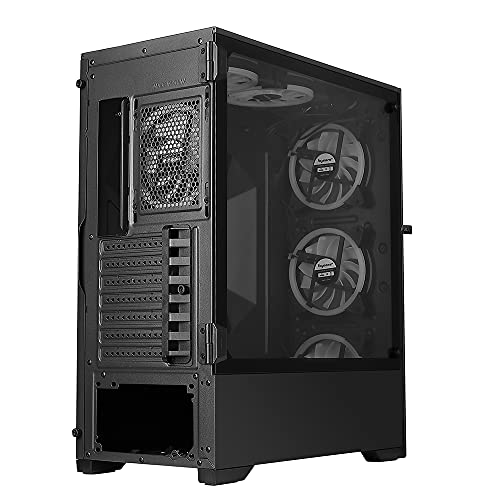 Bgears b-Voguish Gaming PC Case with Tempered Glass panels, USB3.0, Support E-ATX, ATX, mATX, ITX. (Fans are sold separately)