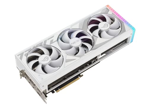 ASUS ROG Strix GeForce RTX™ 4090 White OC Edition Gaming Graphics Card (PCIe 4.0, 24GB GDDR6X, HDMI 2.1a, DisplayPort 1.4a) - amzGamess