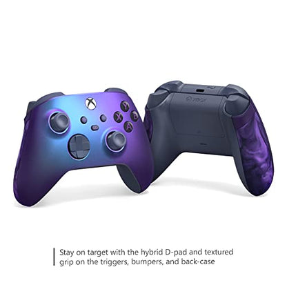 Microsoft Xbox Wireless Controller Stellar Shift - Wireless & Bluetooth Connectivity - New Hybrid D-Pad - New Share Button - Featuring Textured Grip - Easily Pair & Switch Between Devices - amzGamess