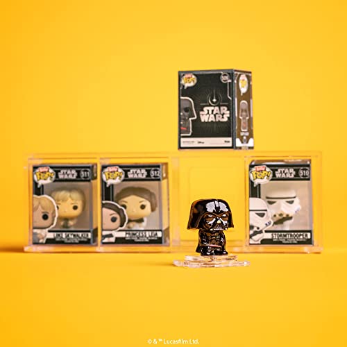 Funko Bitty Pop! Star Wars Mini Collectible Toys 4-Pack - Princess Leia, R2-D2, C-3PO & Mystery Chase Figure (Styles May Vary) - amzGamess