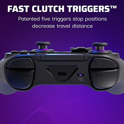 PDP Victrix Pro BFG Wireless Gaming Controller for Playstation 5 / PS5, PS4, PC, Modular Gamepad, Remappable Buttons, Customizable Triggers/Paddles/D-Pad, PC App - amzGamess