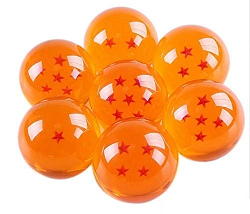 Country Toys Collectible Medium Crystal Glass Stars Balls Dragon Ball(27,35,43,57,76MM in Diameter) (D-4.3) - amzGamess