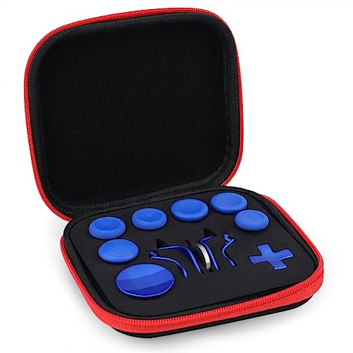 Accessories for Xbox One Elite Series 2 Controller(Model 1797), Metal Thumbsticks Paddles Joysticks Replacement Parts Kits Compatible with Xbox Elite Wireless Controller Series 2 Core(Blue) - amzGamess