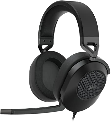 Corsair HS65 SURROUND Gaming Headset (Leatherette Memory Foam Ear Pads, Dolby Audio 7.1 Surround Sound on PC and Mac, SonarWorks SoundID Technology, Multi-Platform Compatibility) Carbon - amzGamess