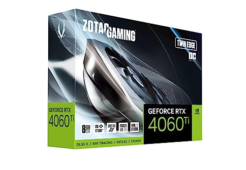 ZOTAC Gaming GeForce RTX 4060 Ti 8GB Twin Edge OC DLSS 3 8GB GDDR6 128-bit 18 Gbps PCIE 4.0 Compact Gaming Graphics Card, IceStorm 2.0 Advanced Cooling, Spectra RGB Lighting, ZT-D40610H-10M - amzGamess