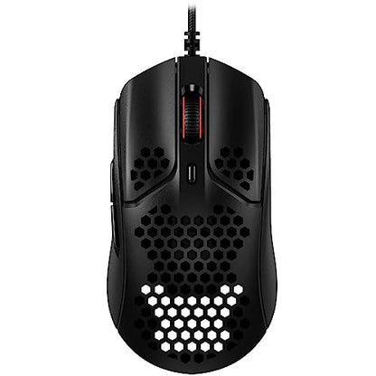 HyperX Pulsefire Haste – Gaming Mouse, Ultra-Lightweight, 59g, Honeycomb Shell, Hex Design, RGB, HyperFlex USB Cable, Up to 16000 DPI, 6 Programmable Buttons,Black - amzGamess