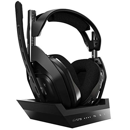 ASTRO Gaming A50 Wireless Headset + Base Station Gen 4 - Compatible With PS5, PS4, PC, Mac - Black/Silver - amzGamess