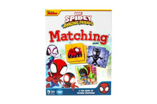 Marvel Matching Game by Wonder Forge | Exciting Memory Game for Kids | Engaging with Favorite Marvel Characters | Ideal for Ages 3-5 | Fun Family Activity