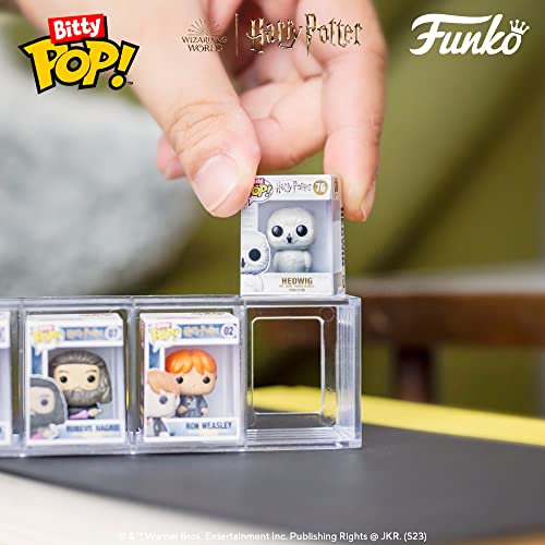 Funko Bitty Pop! Harry Potter Mini Collectible Toys 4-Pack - Harry Potter, Draco Malfoy, Dobby & Mystery Chase Figure (Styles May Vary) - amzGamess