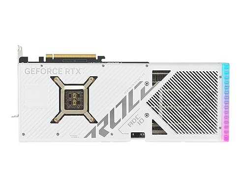 ASUS ROG Strix GeForce RTX™ 4090 White OC Edition Gaming Graphics Card (PCIe 4.0, 24GB GDDR6X, HDMI 2.1a, DisplayPort 1.4a) - amzGamess