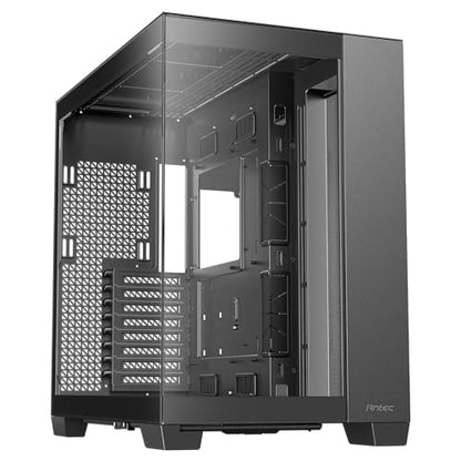 Antec C8, Fans not Included, RTX 40 Compatible, Dual-Chamber, tooless Design, Type-C, 360mm Radiator Support, Seamless Tempered Glass Front & Side Panels, High Airflow Full-Tower E-ATX PC Case