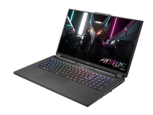 GIGABYTE AORUS 7: 17.3" FHD 1920x1080 360Hz, NVIDIA GeForce RTX 4060 Laptop GPU 8GB GDDR6, Intel Core i5-12500H, 16GB DDR4 RAM, 512GB SSD, Win11 Home (AORUS 7 9KF-E3US513SH), Black