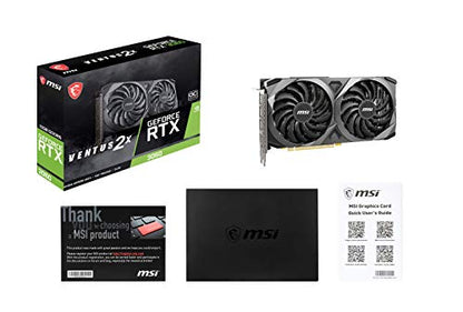 MSI GeForce RTX 3060 Ventus 2X 12G OC, Gaming Graphics Card - RTX 3060 - amzGamess