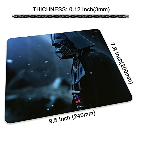 Manslator Mouse Pad,Mouse Pads for Wireless Mouse, Black Warrior Mousepad for Laptop Desk Accessories with Designs, Computer Gaming Mouse Pad, Mouse Pad for Laptop Desk Decor - amzGamess