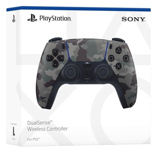 PlayStation DualSense Wireless Controller – Gray Camouflage - amzGamess