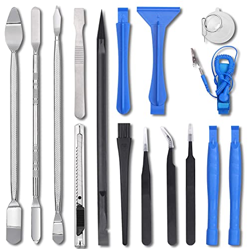 80 IN 1 Professional Computer Repair Tool Kit, Precision Screwdriver Set with 56 Bits, Magnetic screwdriver set Compatible for Laptop, PC, MacBook, Tablet, iPhone, PS4, and Other Electronic Repair - amzGamess