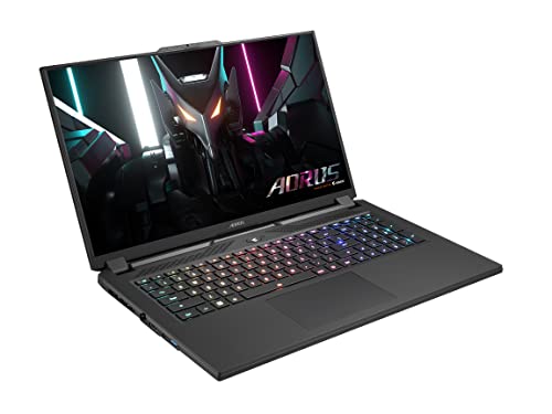 GIGABYTE AORUS 7: 17.3" FHD 1920x1080 360Hz, NVIDIA GeForce RTX 4060 Laptop GPU 8GB GDDR6, Intel Core i5-12500H, 16GB DDR4 RAM, 512GB SSD, Win11 Home (AORUS 7 9KF-E3US513SH), Black