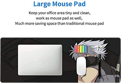 SMAIGE XXL Extended Anime Gaming Mouse Pad - Large, Wide Anime Design Mousepad, Stitched Edges | 31.5"x11.8"x0.08" Dimensions - amzGamess