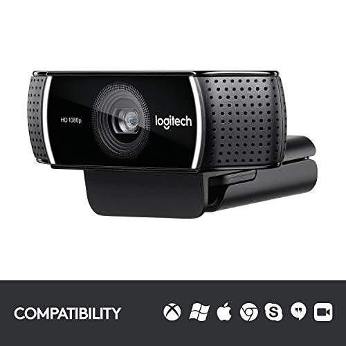 Logitech C922x Pro Stream Webcam – Full 1080p HD Camera, Black - amzGamess
