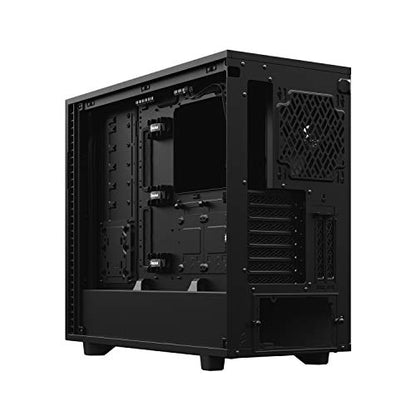 Fractal Design Define 7 Black Solid Brushed Aluminum/Steel E-ATX Silent Modular Mid Tower Computer Case